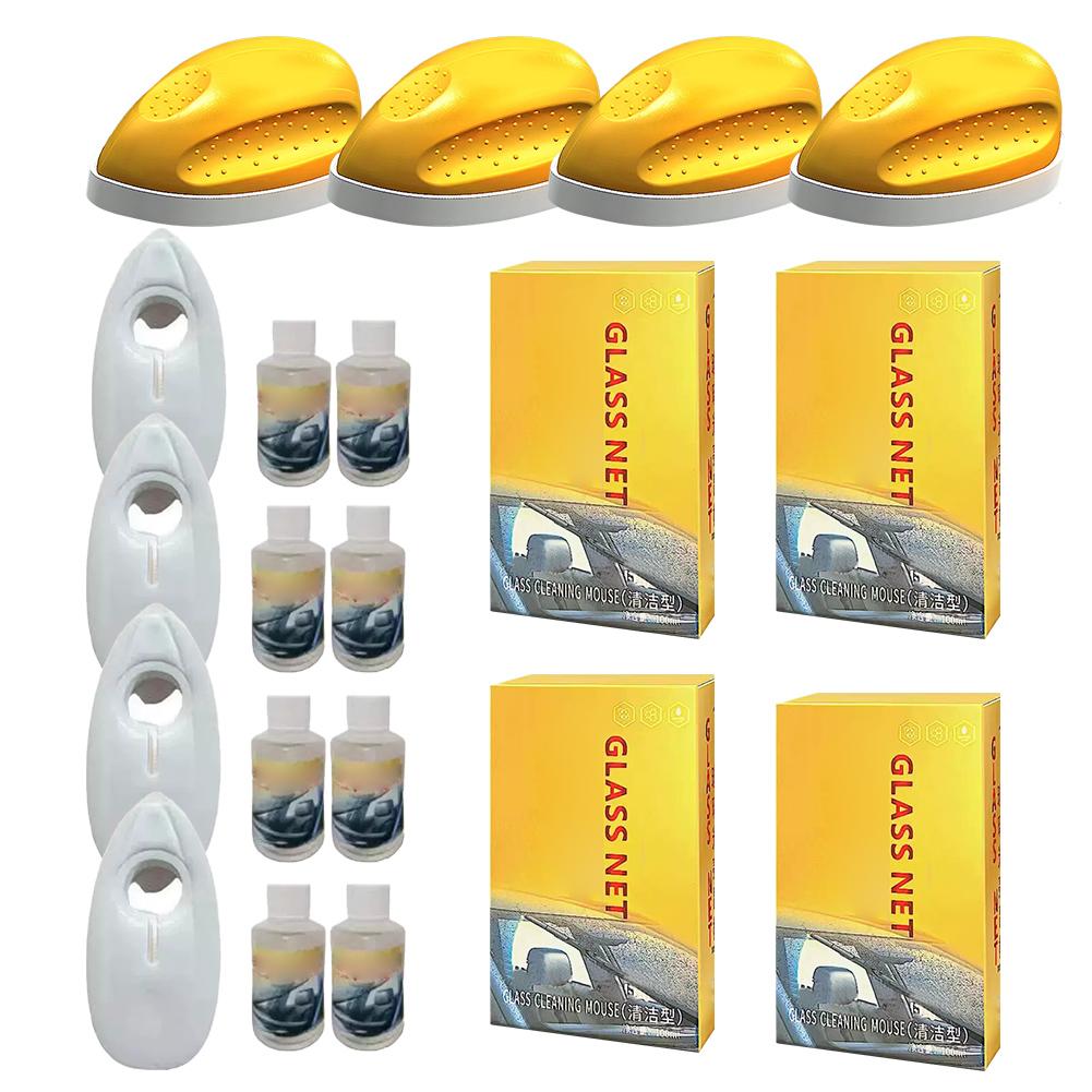 New Car Glass Glossy Cleaning Mouse Coating Crystal Cleaning Cleaner Oil Film Car Remover Clean J9K1