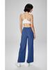 Women's High Waist Wide Leg Yoga Pants with Sun Protection and Pockets