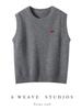 Women's Autumn/Winter Heart-Shaped Knit Sleeveless Vest
