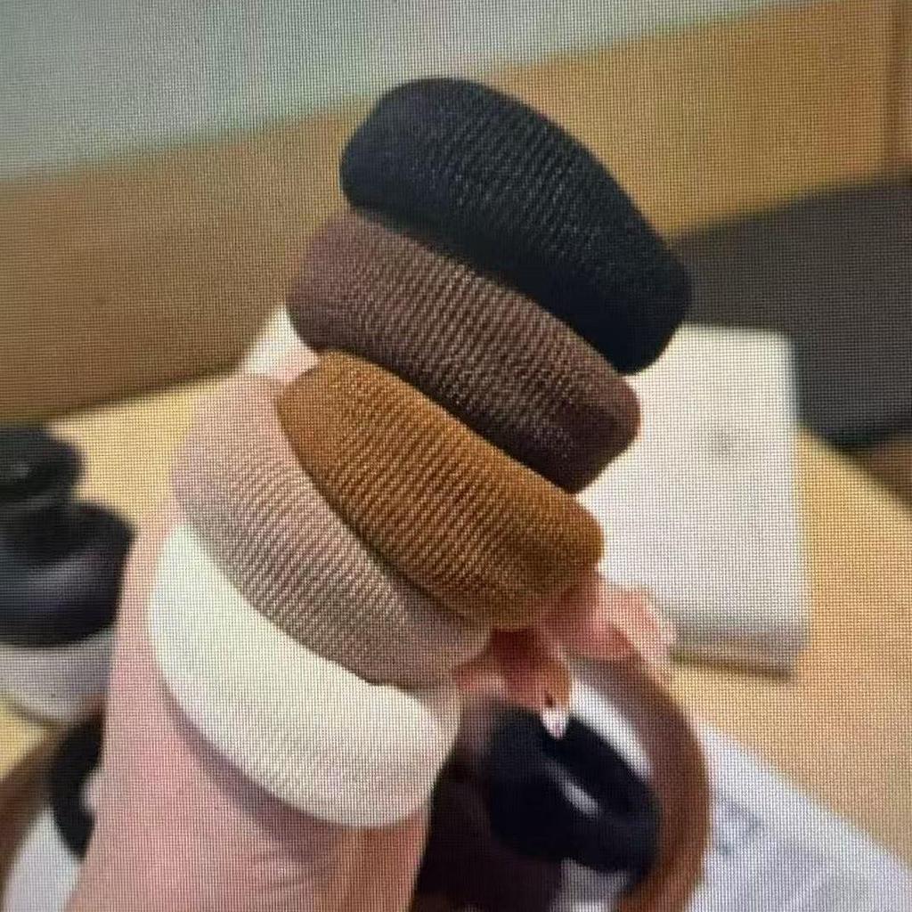 Korean Style Seamless Elastic Hair-Friendly Towel Bun Ring