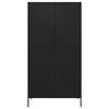 VidaXL Garde-robe Noir 90x50x180 cm Acier