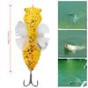 Hard Fish Lure Bionic Cicada Shape Fishing Bait with Rotating Spins Propeller Treble Hook 7.5cmY238 8