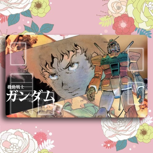 Senkou Draw Card Game Play Mat, Mobile Suit Gundam Amuro Ray, Anime Merchandise, Universal TCG Play Mat with Storage Case, Card Frame (60cm x 35cm x 0