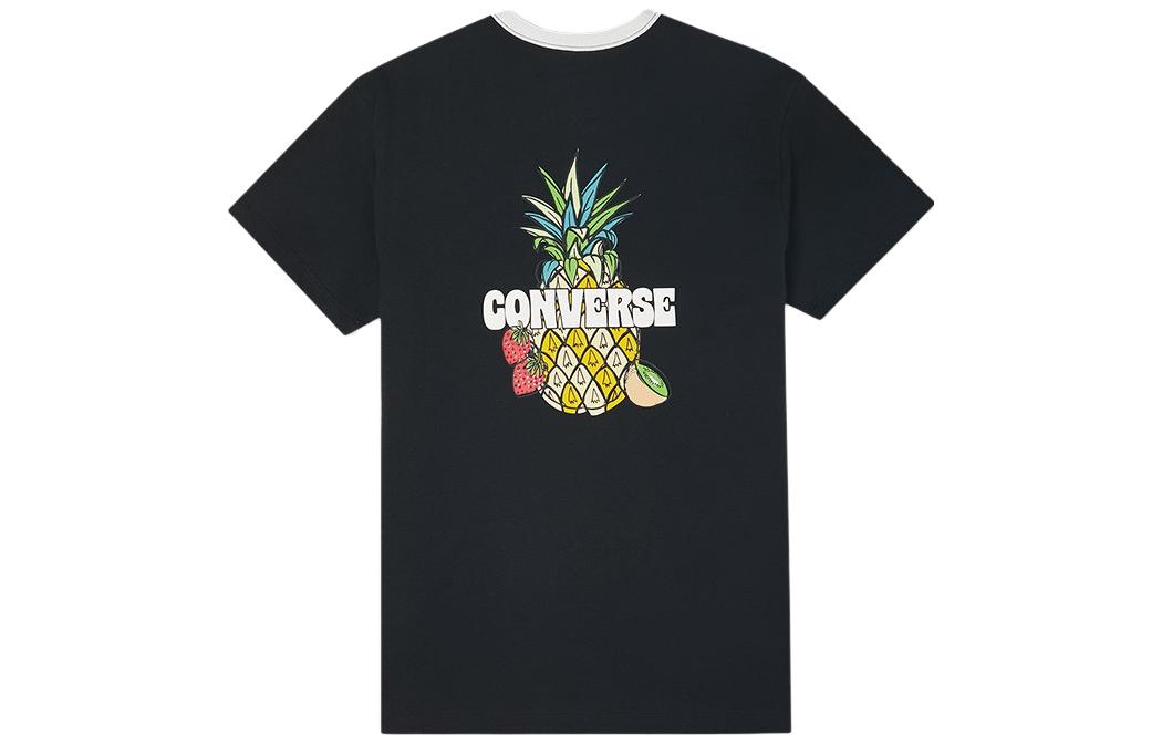 Converse Drop Shoulder Sleeve T Shirt Women s Black 10022854-A03 S