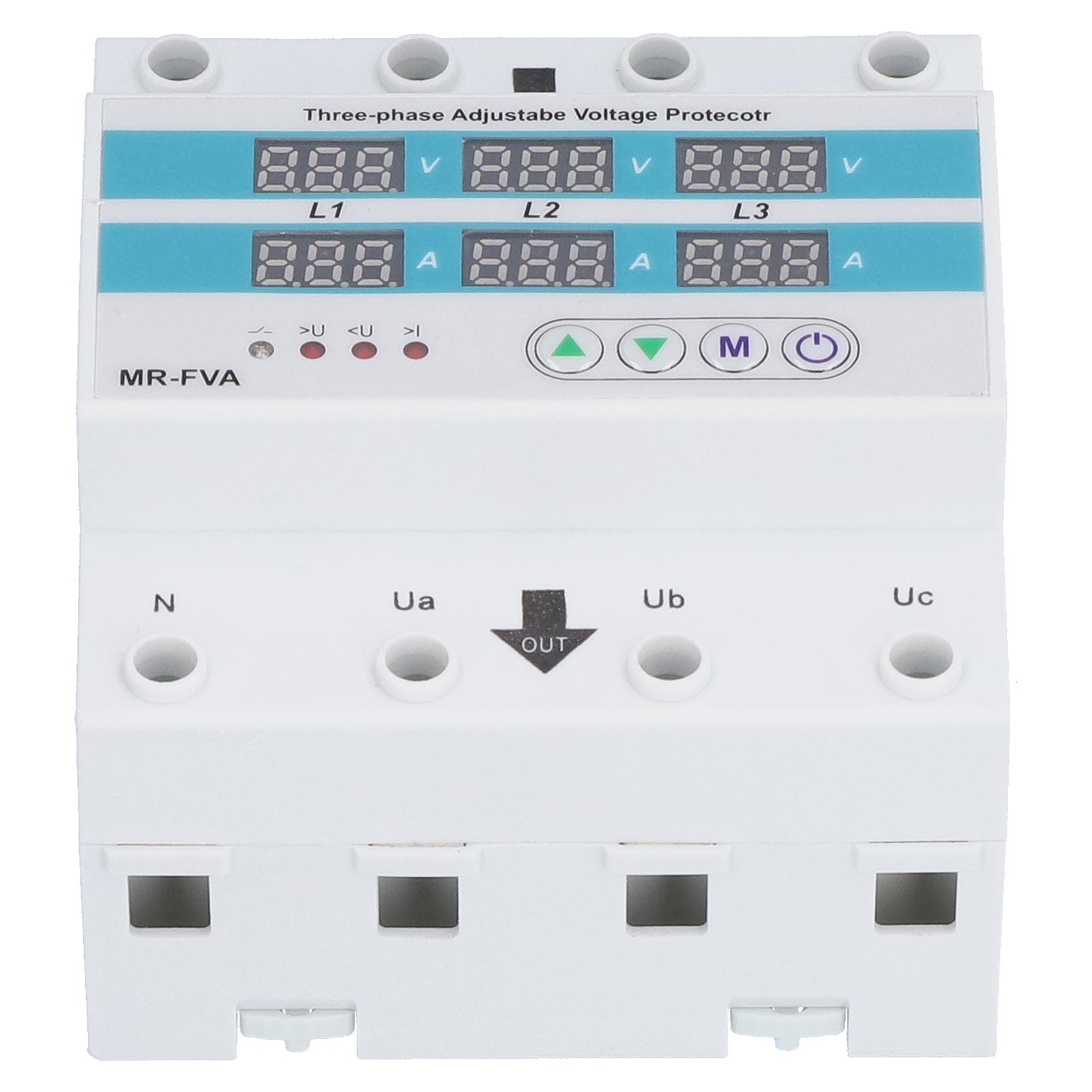 

Реле защиты напряжения MR FVA трехфазное регулируемое реле защиты напряжения для повышенного и пониженного напряжения