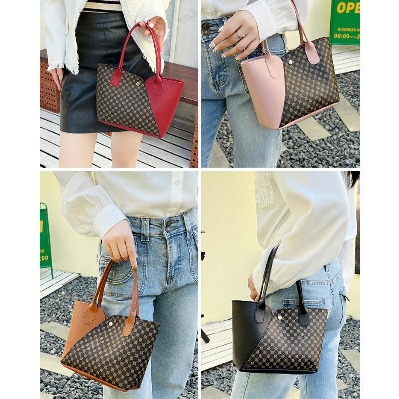 Flower Handbag Liten Bag Mote Allsidig grønnsakskurv