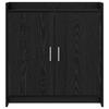 Sideboard Black Oak 72 x 36 x 80 cm Engineered Wood