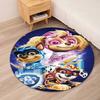 PAW Patrol Printed Round Rug Carpet Chair Rug Area Rug Entryway Doormats,for Office Chair Living Room Bedroom Kitchen Room.