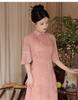 Orchid Green Summer 2025 Cheongsam: Chinese-Style Young Girl's Ao Dai Tea Dress for College Send-Off