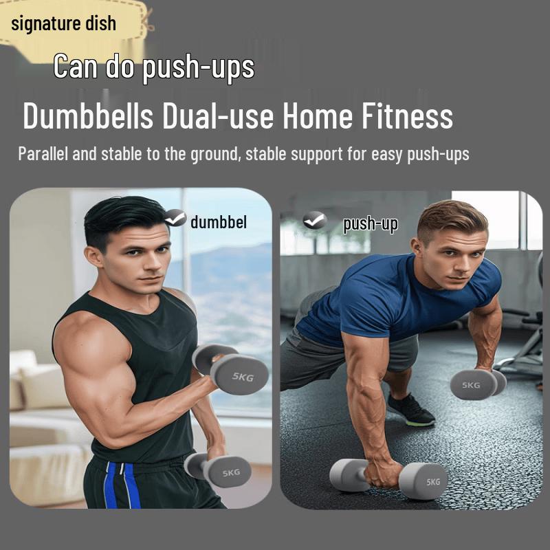 Cast Iron Dumbbell Pair for Home Fitness