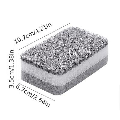 10pcs/20pcs Double-Sided Dishwashing Sponge, Kitchen Cleaning Magic Wipe, Absorbent Dishwashing Cloth, Durable