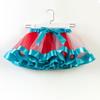2026 Kids' European & American Rainbow Mesh Dance Tutu Skirt - Lined Half Skirt for Girls