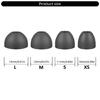 Soft Silicone Eartips Set for Wireless Earphones Earbuds Noise Reduction Ear Tips (3 Pack)
