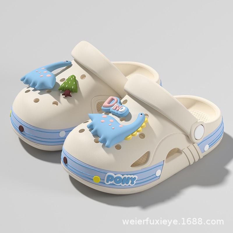 

Children s summer sandals with a soft, cushioned feel, odor-resistant and non-slip, suitable for boys and girls, for outdoor wear, closed-toe, 14Code【Inner Length13.5