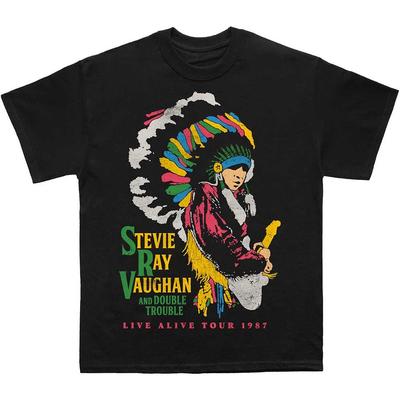 Stevie Ray Vaughan T-Shirt: Doppeltes Unheil OFFIZIELL NEU