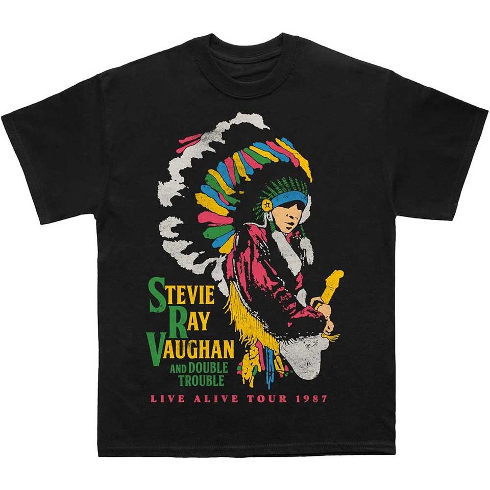 

Stevie Ray Vaughan T-Shirt: Double Trouble OFFICIAL NEW 2XL