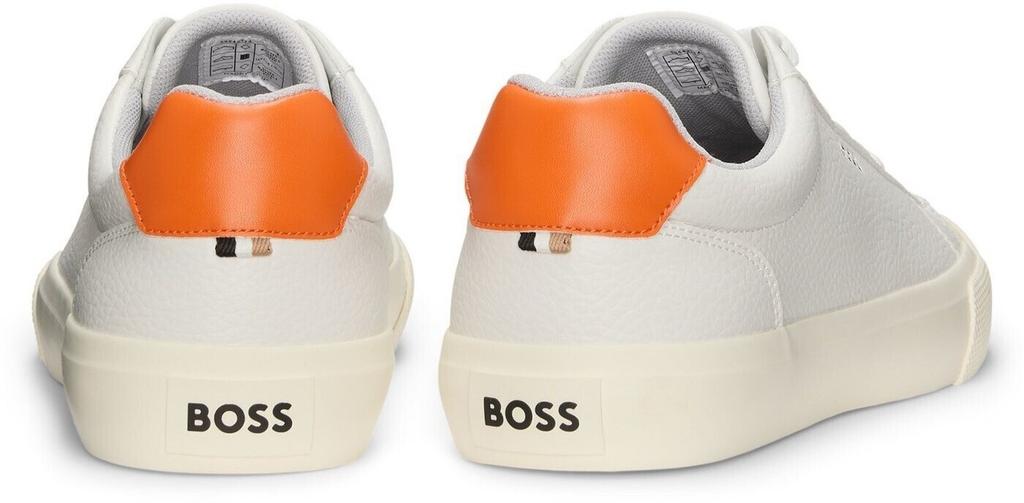Hugo Boss Aiden Tenn Sneaker кроссовки белый оранжевый
