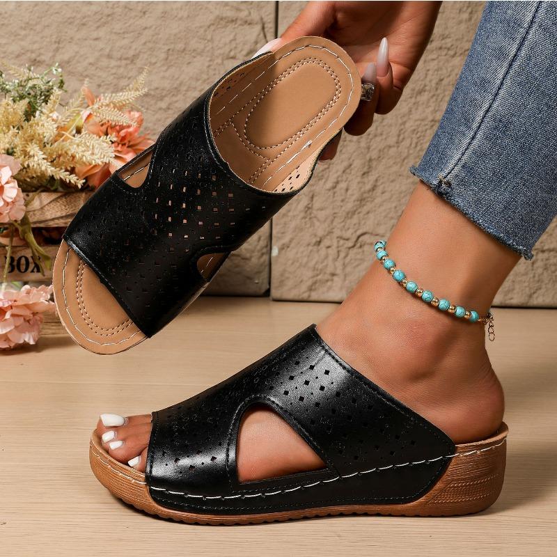 Pantofi Sandale Femei Vară Sandale cu vârf deschis Femei Casual Sandale damă Plus Size Pantofi pentru damă Slip On Încălțăminte pentru femei Papuc