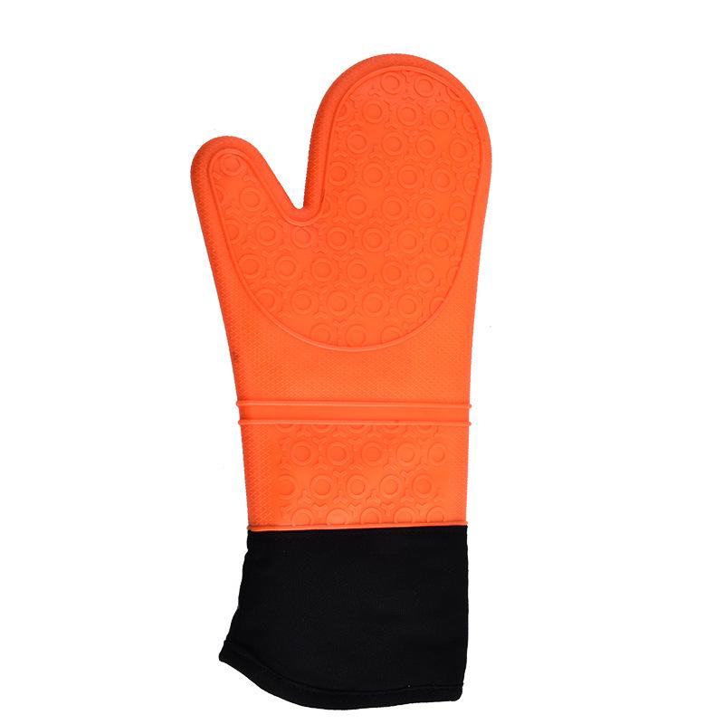 Silicone Heat-Resistant Non-Slip Oven Gloves for Kitchen Baking