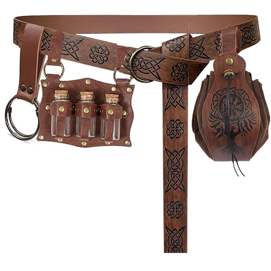 Embossed Belt Vintage Belt Stage Prop Costume Accessory