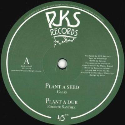 12inch Record GALAS , BENYAH - Plant A Seed / Blowing Seed RKS12002 RKS Records 2022 Europe Reggae, Ska & Dub