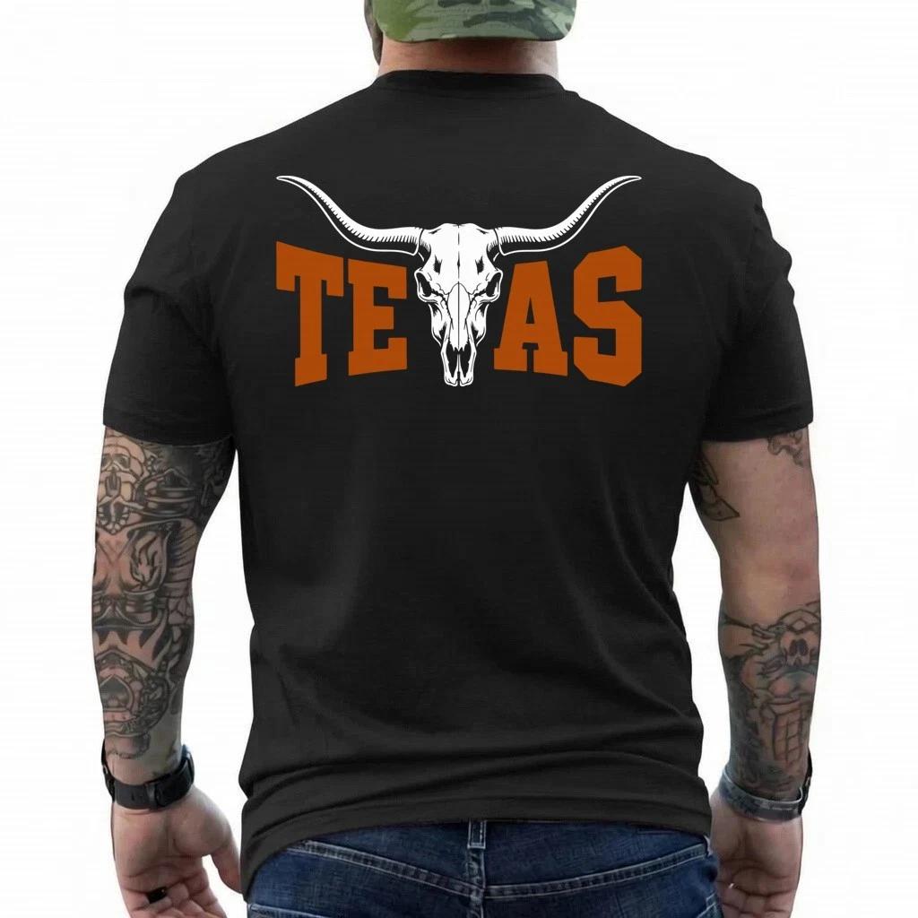 Texas Cowboy Skull Western Rodeo Cowboy Pullover T-Shirt 3XL