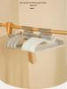 Short-neck Non-slip Clothes Hanger: Skin-feel Film, No Marks, Prevents Shoulder Bumps, Ideal for Home Storage and Organization.