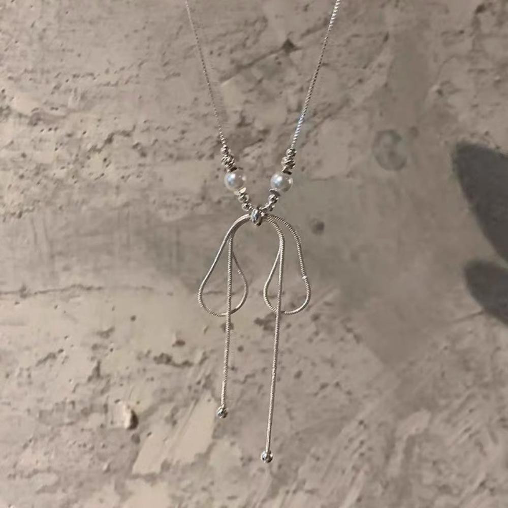 Super Fairy Bow Necklace, Light Luxury Temperament, Exquisite Niche Design, Simple and Versatile Necklace