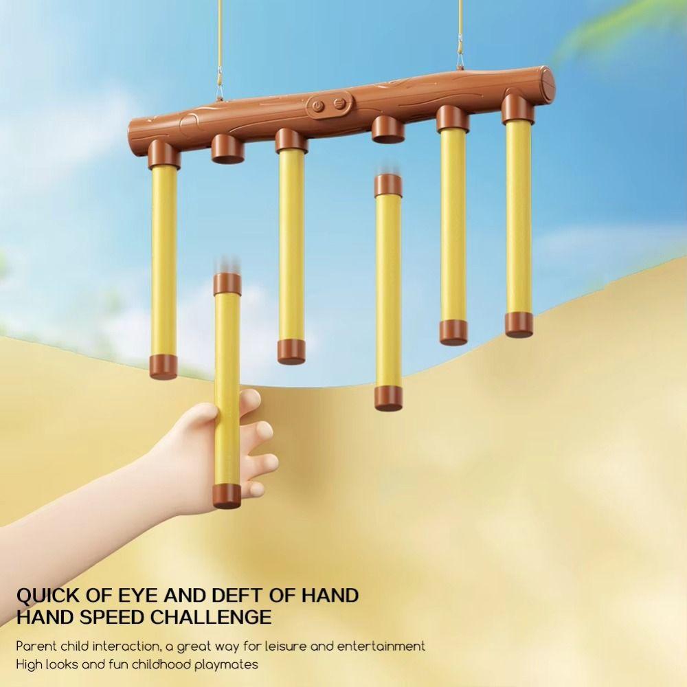 Parent-Child Challenge Falling Sticks Game Exercise Prop Eye And Hand Grabbing Stick  Creative