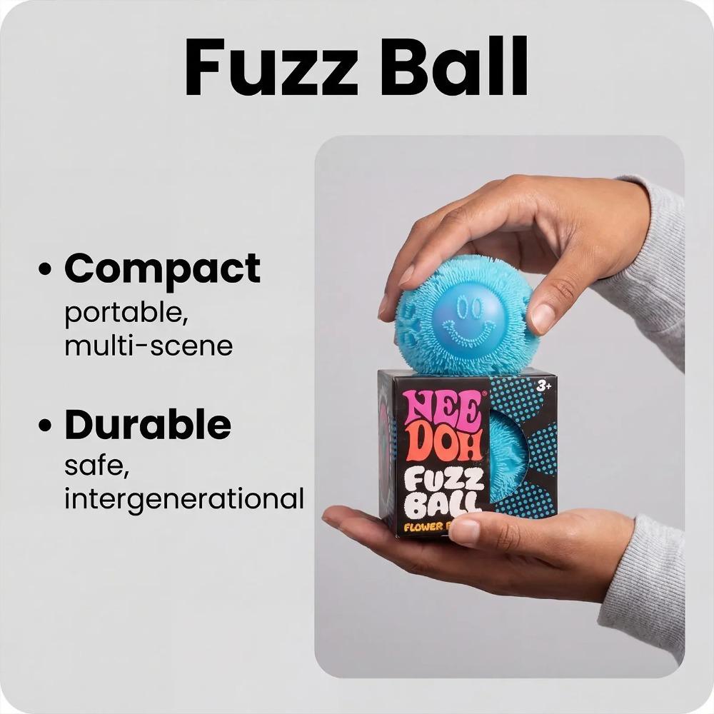 Nee Doh Fuzz Ball Series Desktop Decompress Ornament Stress Relief Toys Blind Box for Under Pressure Fun Soft Stress Ball Gifts