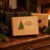 Holiday Present Labels 180PCS/Roll Christmas Label Stickers, Self-Adhesive Tags with to And from Scrapbooking Sticker Writing Field, Decorative