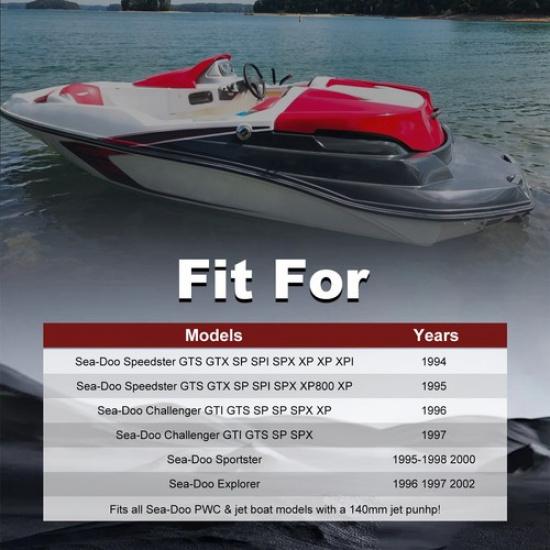 140mm Jet Pump Seals with Adhesive for Sea-Doo Speedster XP800 XP 1995 New