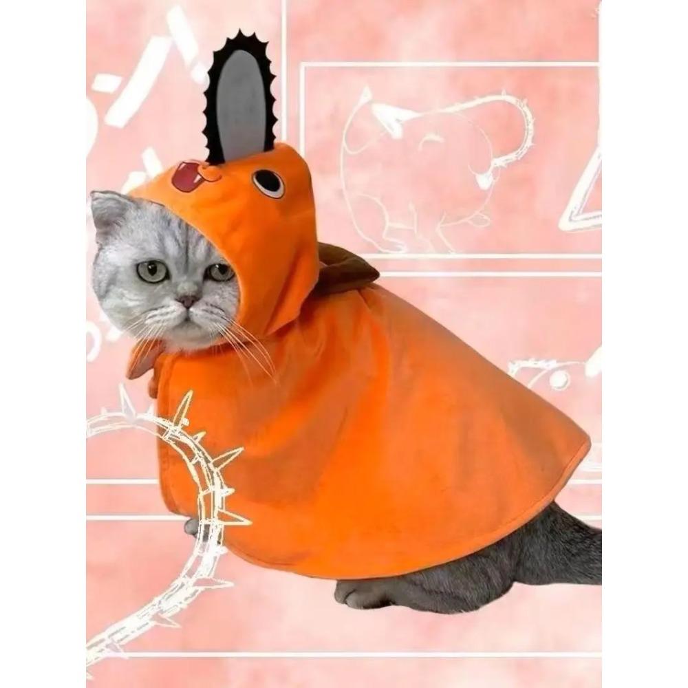 Chainsaw Man Haustier Hund Kleidung Sommer Lustig Poki Umhang Katze Cos Pochita Ted Hund Handpuppe Kostüm