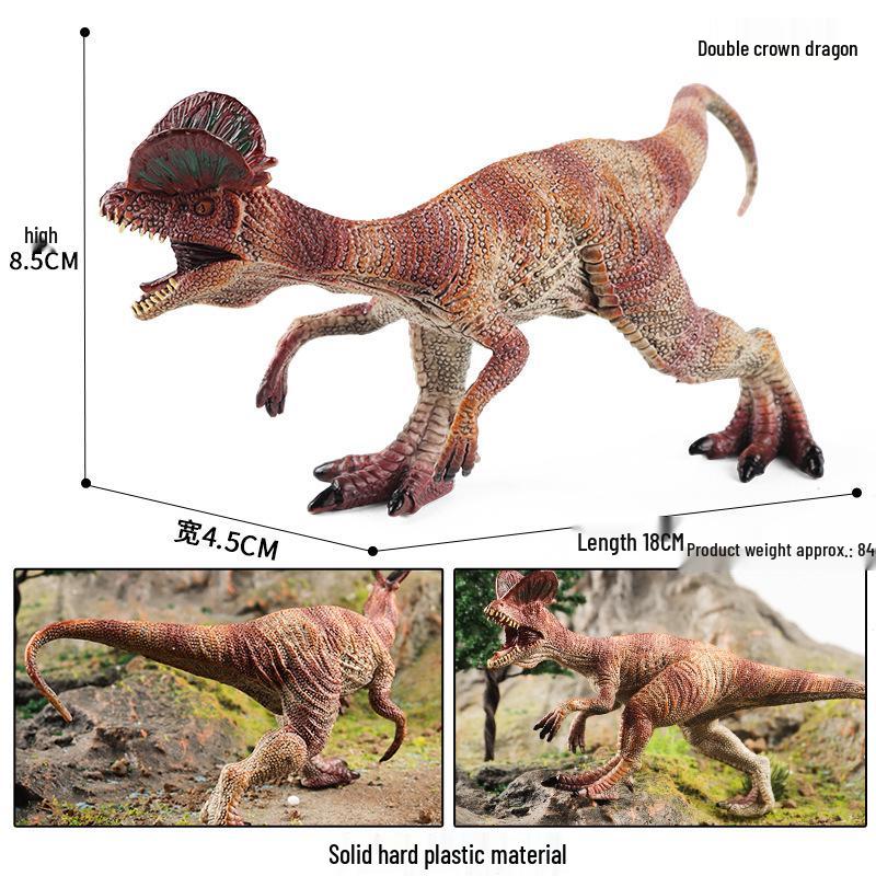 Children's Dinosaur Toy Set: King Kong, Tyrannosaurus Rex, Aurochs, Pachycephalosaurus, Spinosaurus, Therizinosaurus Model.