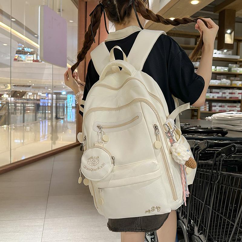 Junior School Bag Women's Large Capacity Backpack Student Backpack Computer Bag