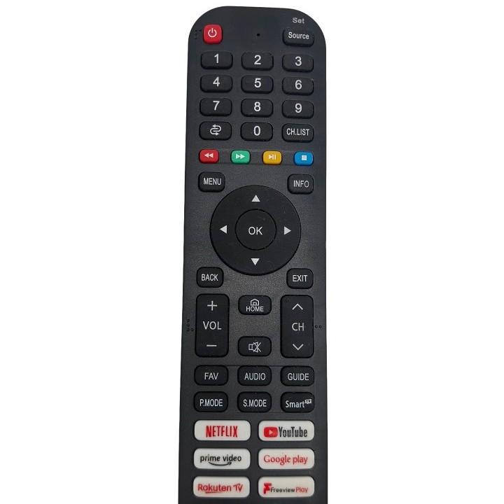 Universal TV Remote Control RM-L1298 Replacement for Multiple Smart TVs No Setup Required Black
