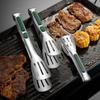 Stainless Steel Barbecue Tools 3 Piece Tongs Set for Food Handling