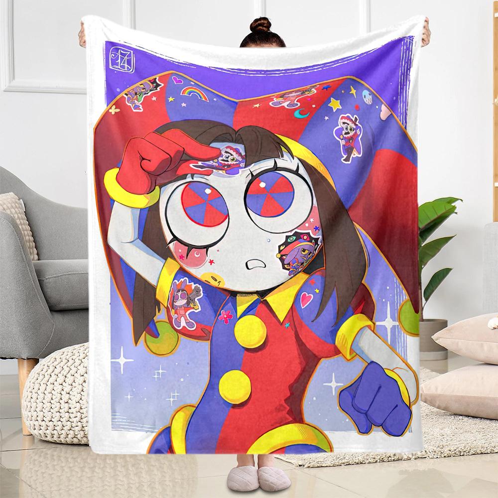 Digital Circus3 Blankets Are Suitable for Living Rooms,making Them an Ideal Choice for Outdoor Travel and Gifts.