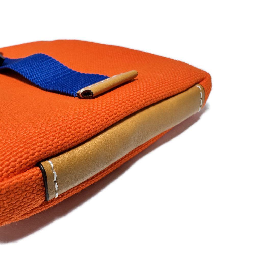 Used Eye Nature Phone Holder 12695 101.50.V41 7921 Cotton Neck Strap Pouch, Unused Logo, Orange, Men's from Japan