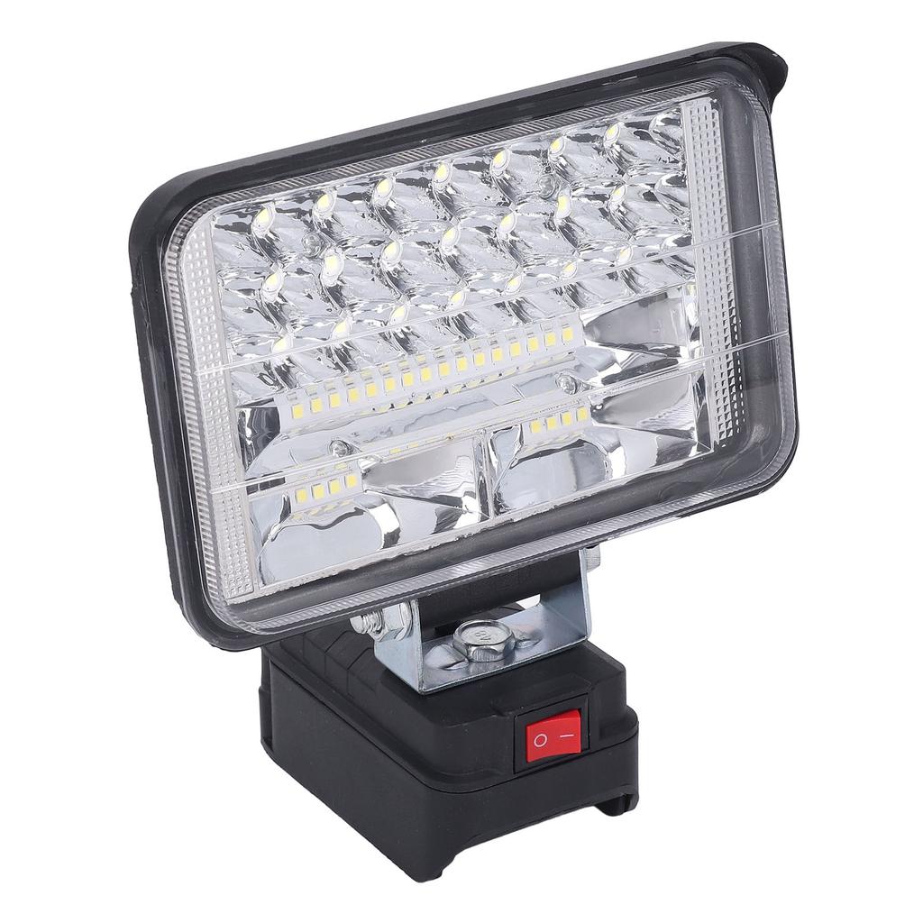 LED Work Light CordlessHandhelp, 20V Battery, 48W 6800LM Super Bright Illumination Wide Beam Flood Lamp,   Two USB Charging Port for Outdoor