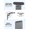 UPERFECT Portable VESA Monitor Stand with Hand Screw 7 to 17.3 inch Freestanding VESA Monitor Desk Mount With Swivel/Tilt/Rota