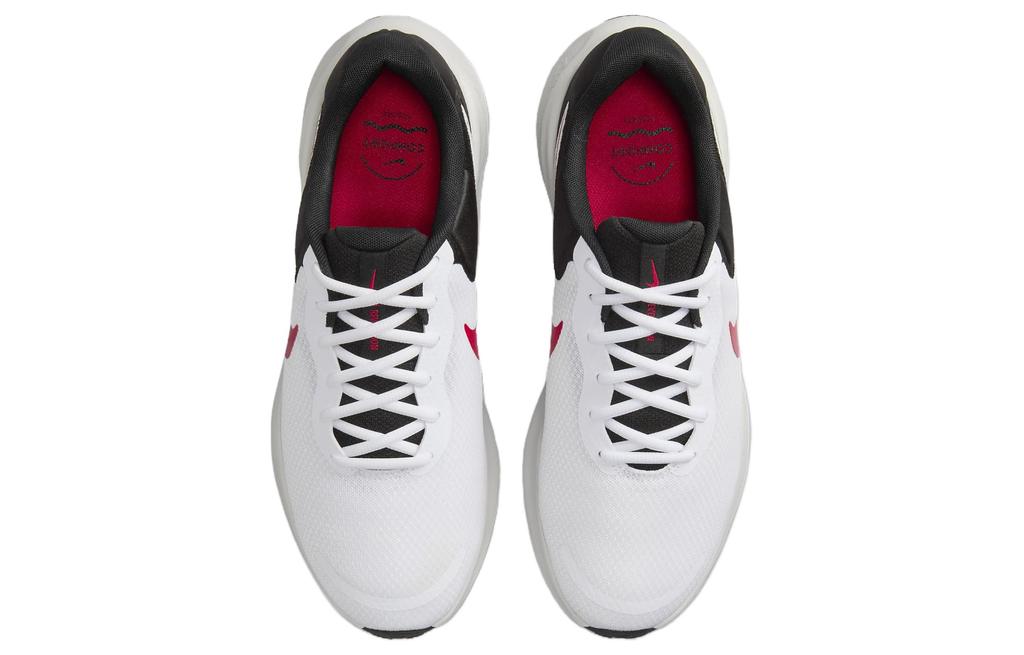 Nike Revolution 7 White Black Photon Dust Fire Red FB2207-102