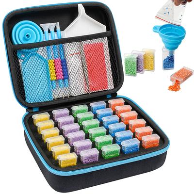 DIY 5D Diamond Painting Tool Storage Box Suitcase Diamond Painting Accessories Bulk Bag Kit Diamond Art Embroidery Beads Square Bottle Storage Tools