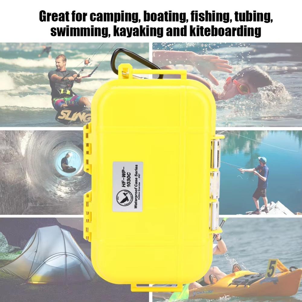 

Equipment Dry Box Sealed Carry Box Wear Resistant Camping Boxs Transparent Waterproof Toolbox прозорий