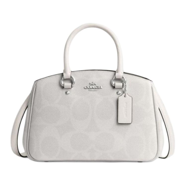 

Coach Carryall 28 Logo Faux Leather Tote Bag Large Women tote bags White CAL53-SVXU5 Basic Set (Bag+Dust Bag)