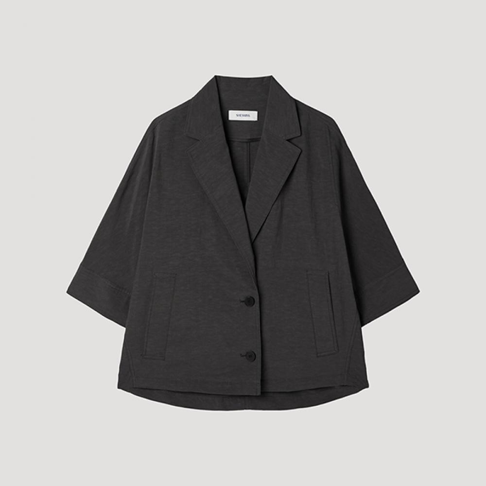 

[She S miSS] Linen Blend Single Jacket Swwjkp22100 Braun/55