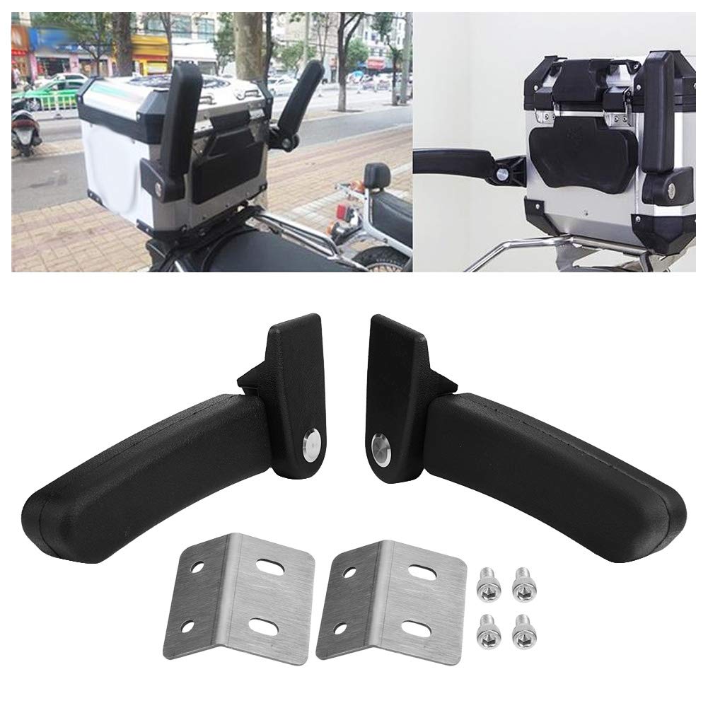 Motorcycle Armrest, Rear Armrest, Adjustable and Foldable, 90°, for Box-Type Rear Seats