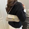 New Personalized Trendy Solid Color Fashionable Retro Underarm Portable Shoulder Bag Underarm Shoulder Women's Bag