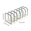 Desktop File Sorter Organizers 6 Section Bookend Space Saving Book Organizers Magazine Stand for Book Magazine Album