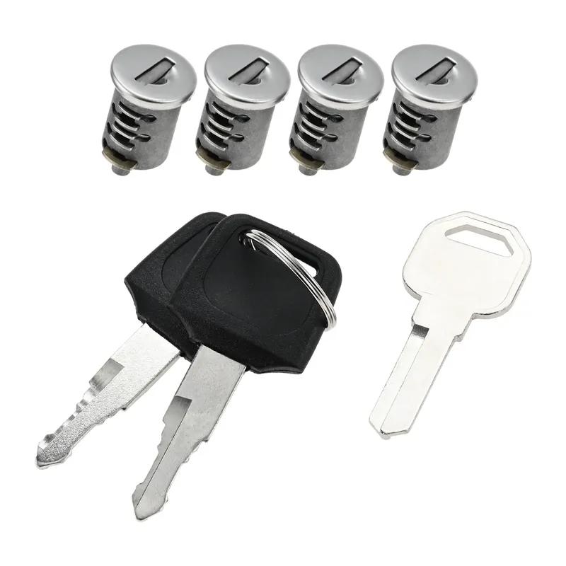 

4Pcs Car Rack System s Lock Cylinder Kit Replacement SKS Cylinder Lock Fit for Yakima Frame System Auto Lockable Accessories